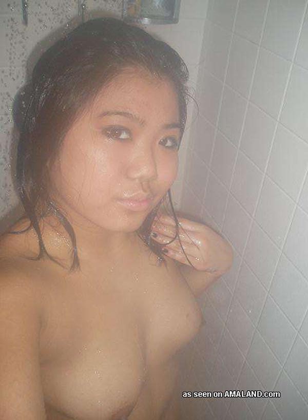 Asian Shaved Homemade - Amateur Chubby Shaved Asian Girlfriend in Shower - Image Gallery #139801